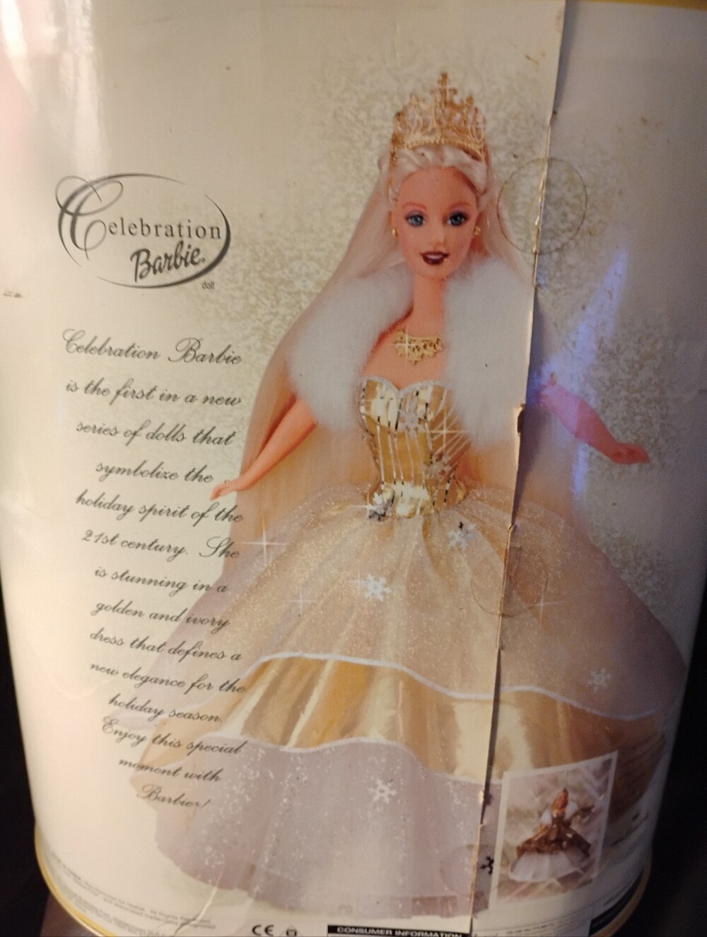 Barbie Gold and White Celebration Party Doll